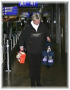 Ankunft auf dem Frankfurter Flughafen